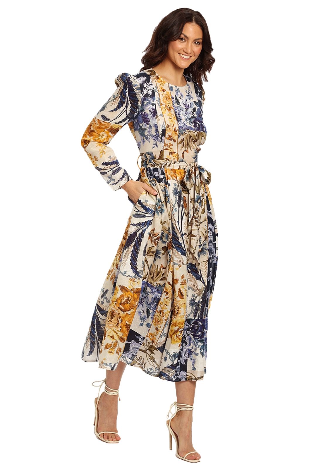 ZIMMERMANN - ALIANE SCALLOP MIDI DRESS - 10