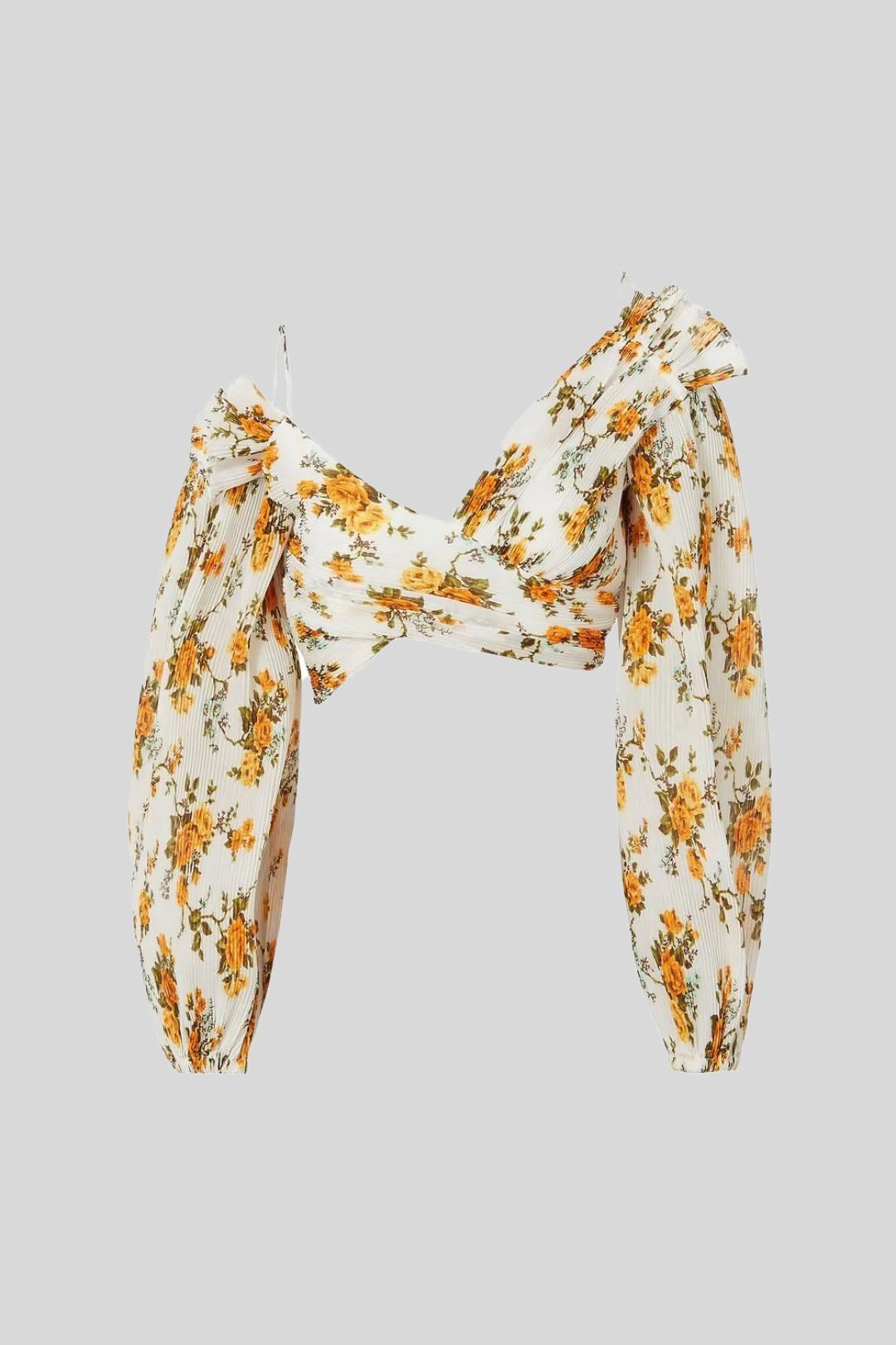 Zimmermann - Golden Surfer Cropped Bodice Top