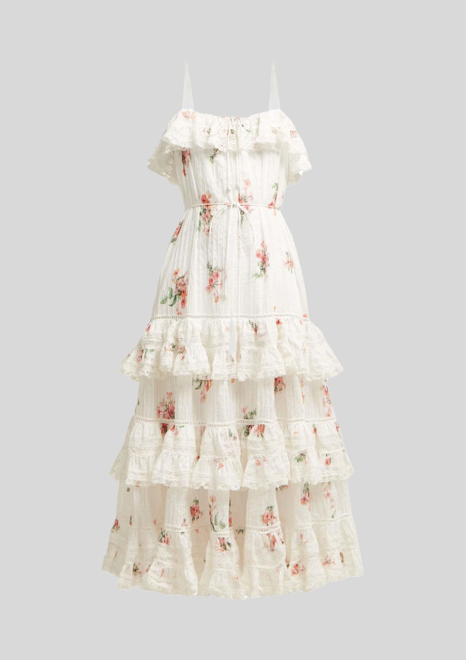 Heathers pintuck online tiered dress