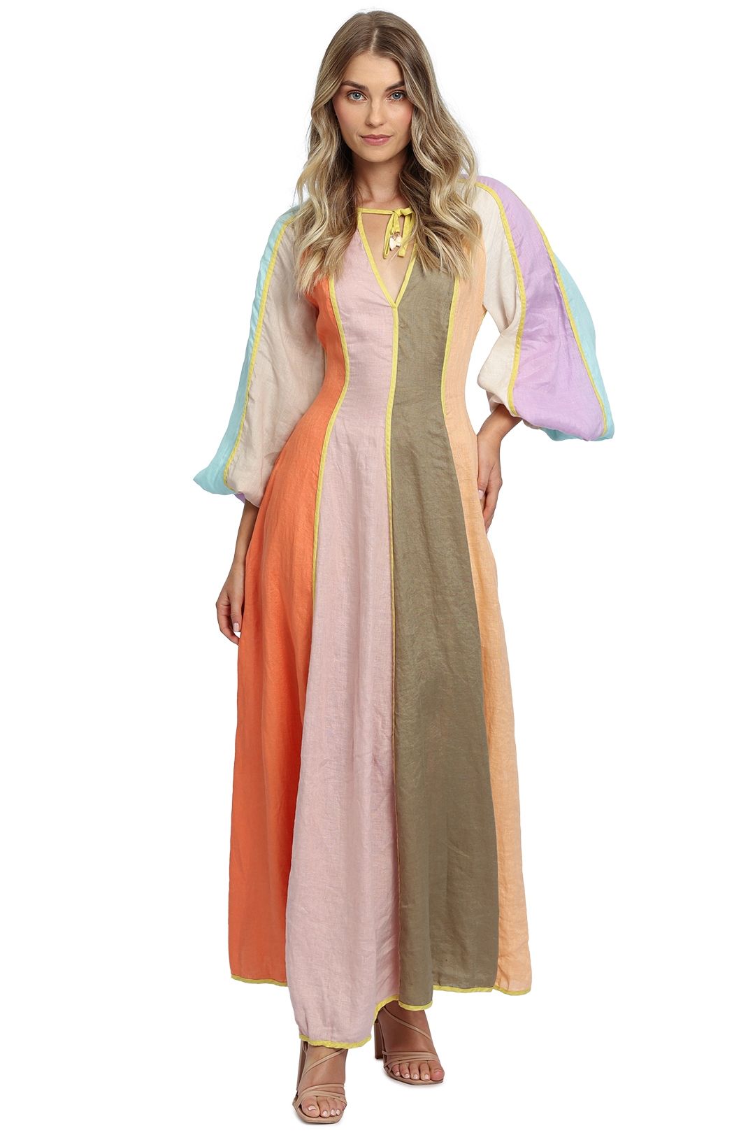 Coast lola colour block dress 2025
