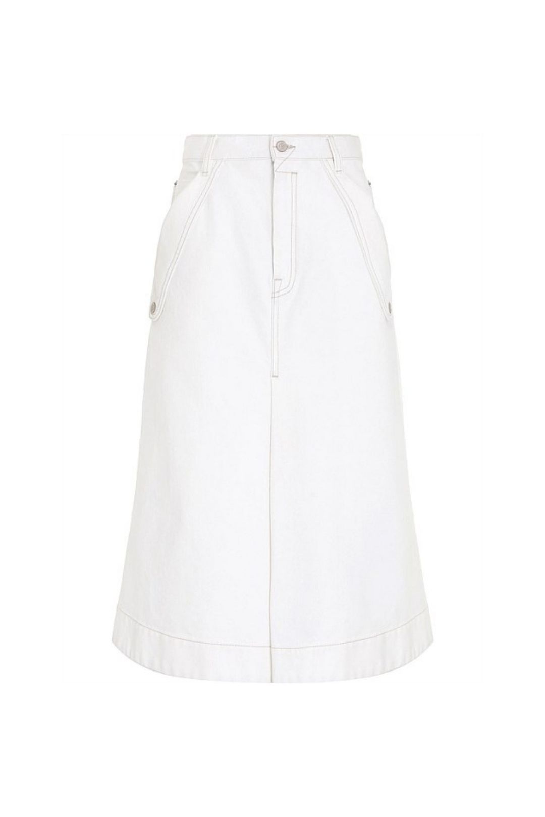Zimmermann Pocket Skirt White