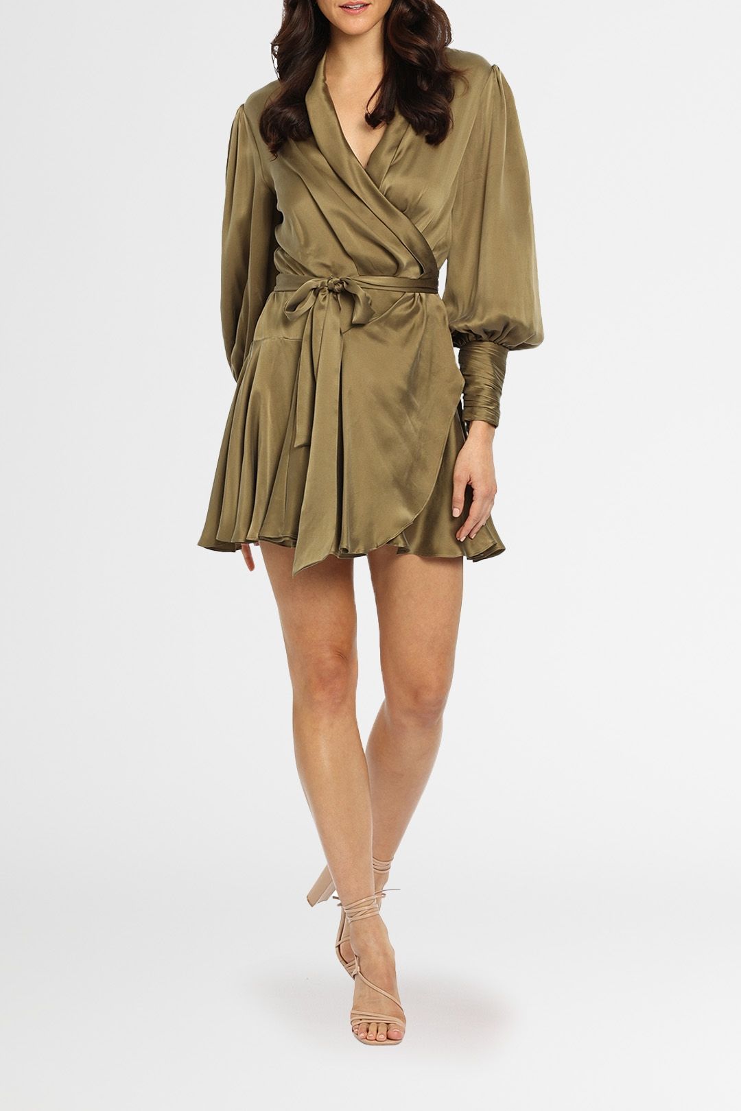 Zimmermann wrap dress hire top