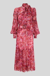 Zimmermann Kaleidoscope Tie Neck Gown