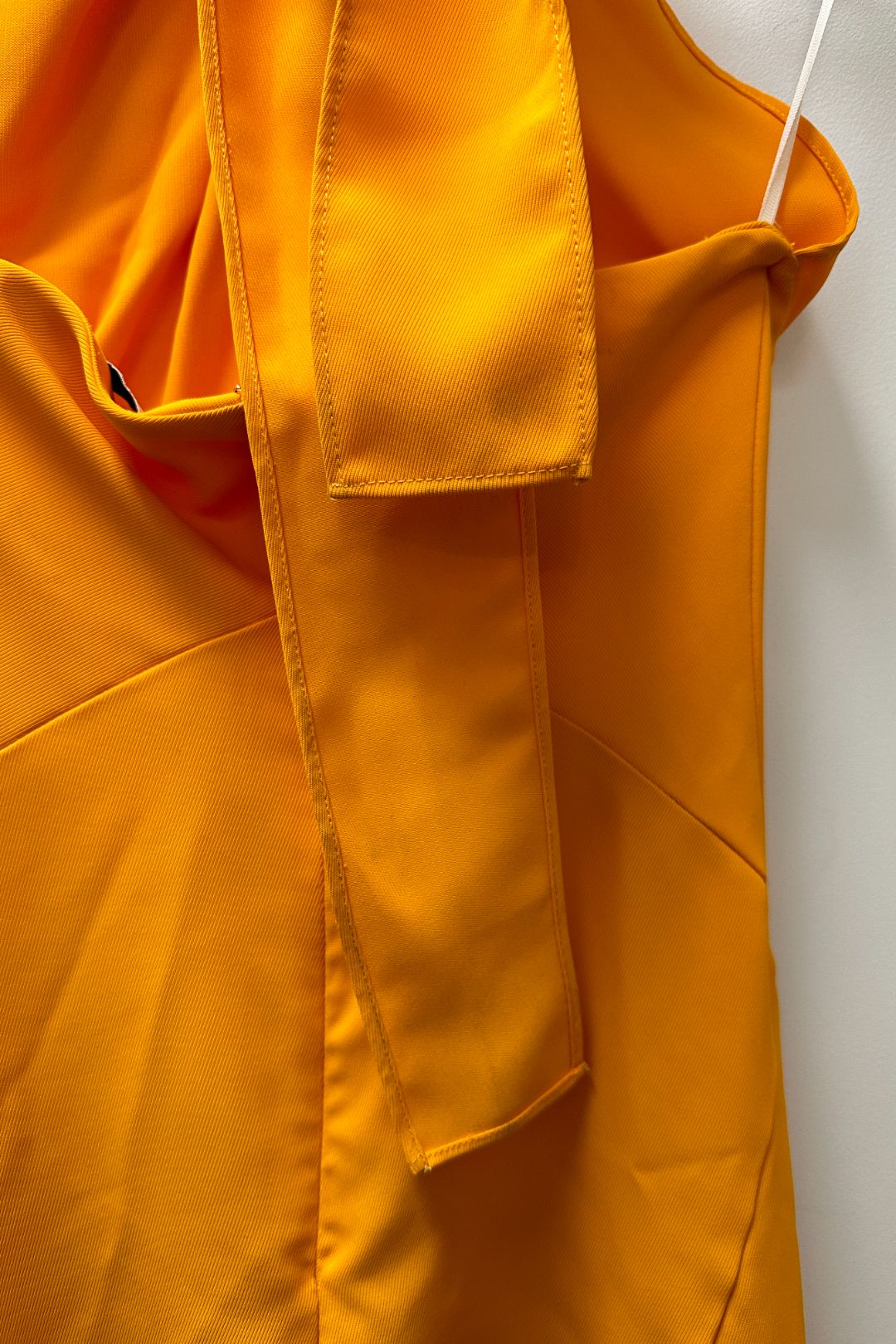 By Johnny Zina Halter Midi Dress in Orange
